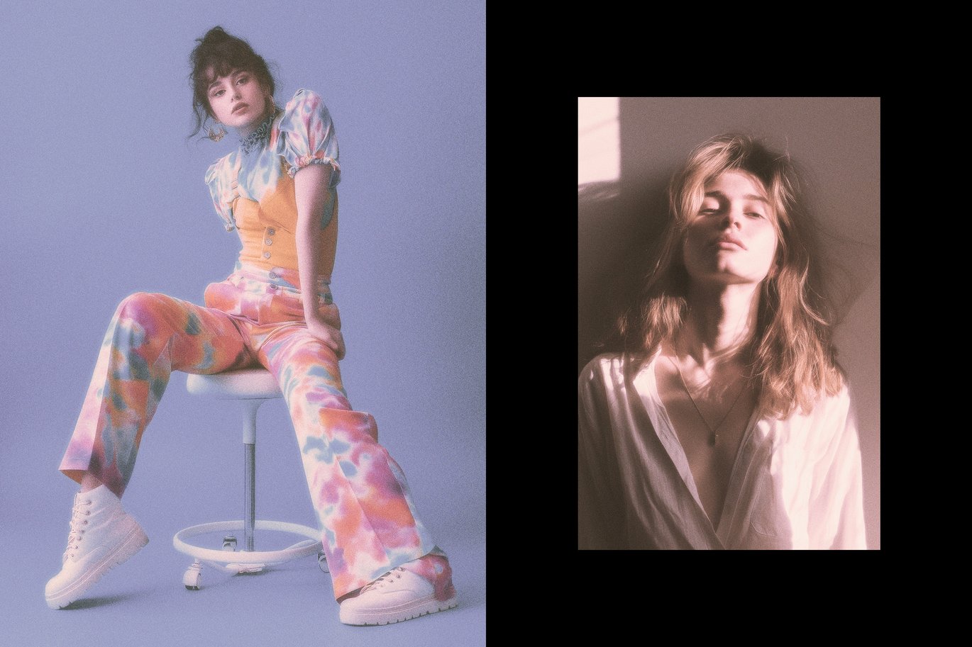 复古胶片梦幻粉色发光颗粒噪点Y2K图片滤镜后期叠加PSD特效样机 Pink Glow Photo Effect 插件预设 sucaiwan.com