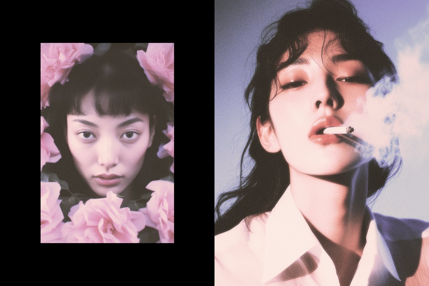 复古胶片梦幻粉色发光颗粒噪点Y2K图片滤镜后期叠加PSD特效样机 Pink Glow Photo Effect 插件预设 sucaiwan.com