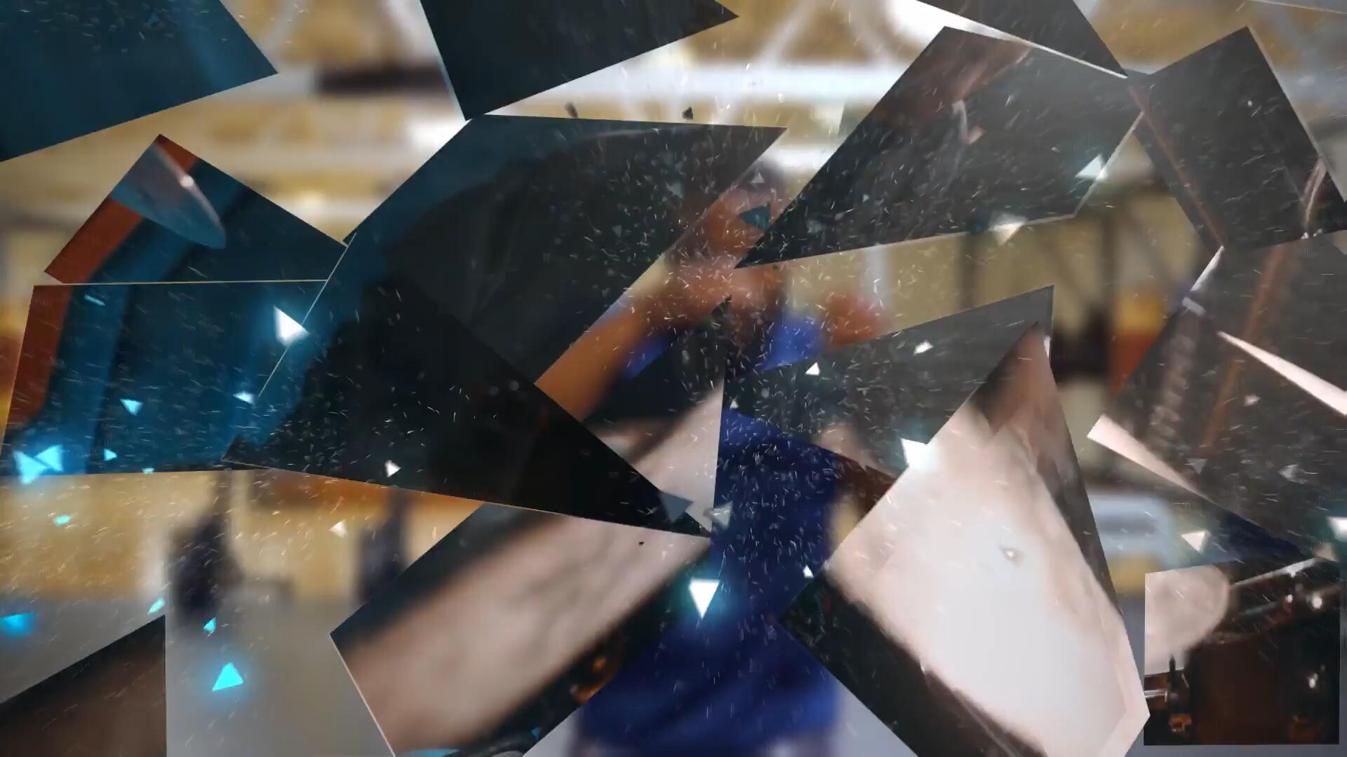 达芬奇预设：独特史诗级玻璃爆炸破碎裂缝电影转场效果模板 , sucaiwan.com