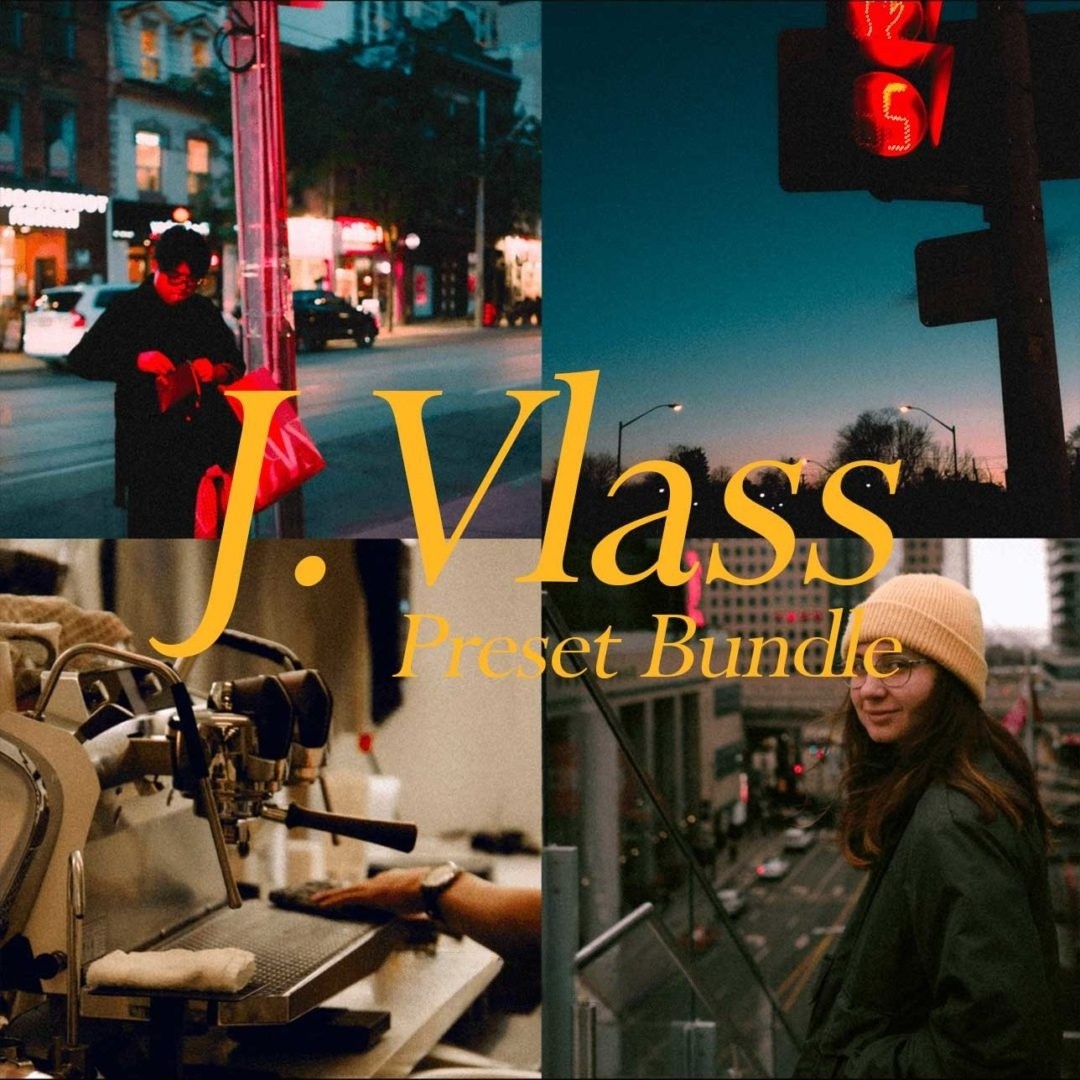 情绪化复古电影美学胶片模拟街拍照片调色Lightroom预设包 J.Vlass – Preset Bundle 插件预设 sucaiwan.com
