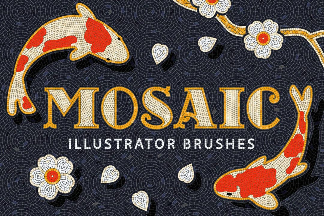 复古老式马赛克瓷砖图案Ai矢量笔刷设计素材 Mosaic Tile Illustrator Brushes 笔刷资源 第1张-素材湾丨精选海外优质设计素材资源 复古老式马赛克瓷砖图案Ai矢量笔刷设计素材 Mosaic Tile Illustrator Brushes 笔刷资源 sucaiwan.com