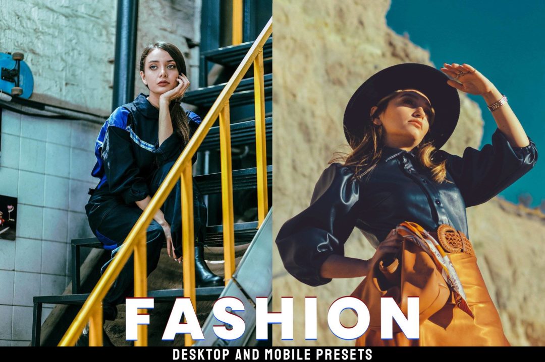 10组时尚复古暖色调旅行肖像街头摄影照片调色Lightroom预设 Fashion – Desktop and Mobile Presets 插件预设 第1张-素材湾丨精选海外优质设计素材资源 10组时尚复古暖色调旅行肖像街头摄影照片调色Lightroom预设 Fashion – Desktop and Mobile Presets 插件预设 sucaiwan.com