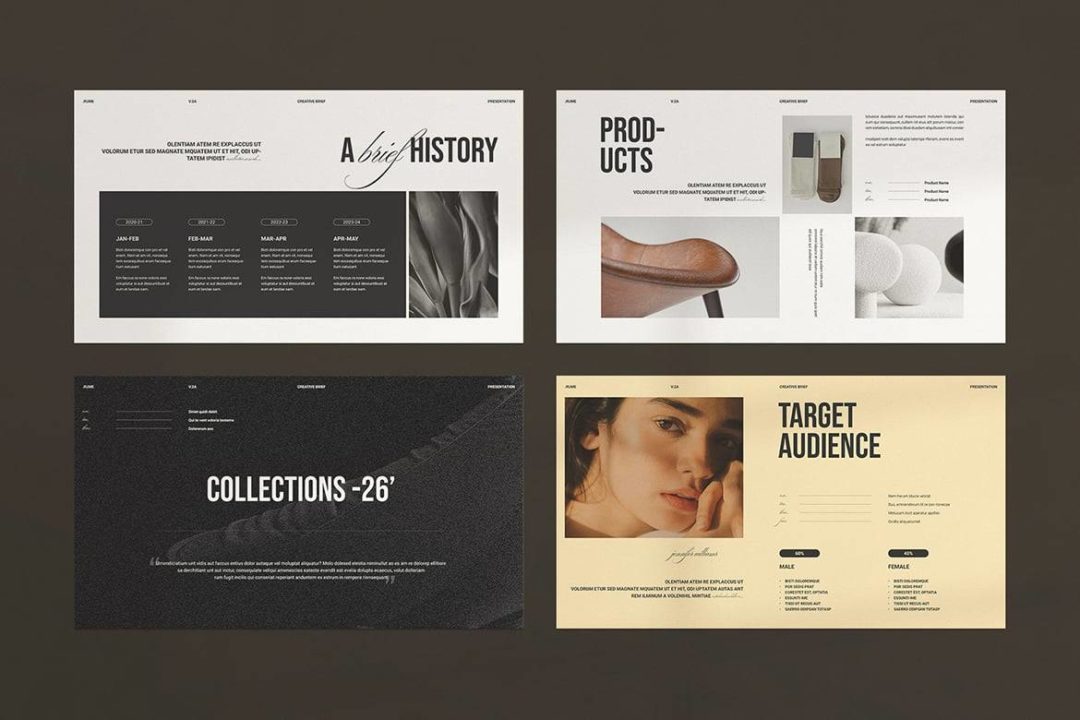 创意企业营销策划演示文稿设计keynote模版 Creative Brief Keynote Presentation Template 幻灯图表 第3张-素材湾丨精选海外优质设计素材资源 创意企业营销策划演示文稿设计keynote模版 Creative Brief Keynote Presentation Template 幻灯图表 sucaiwan.com