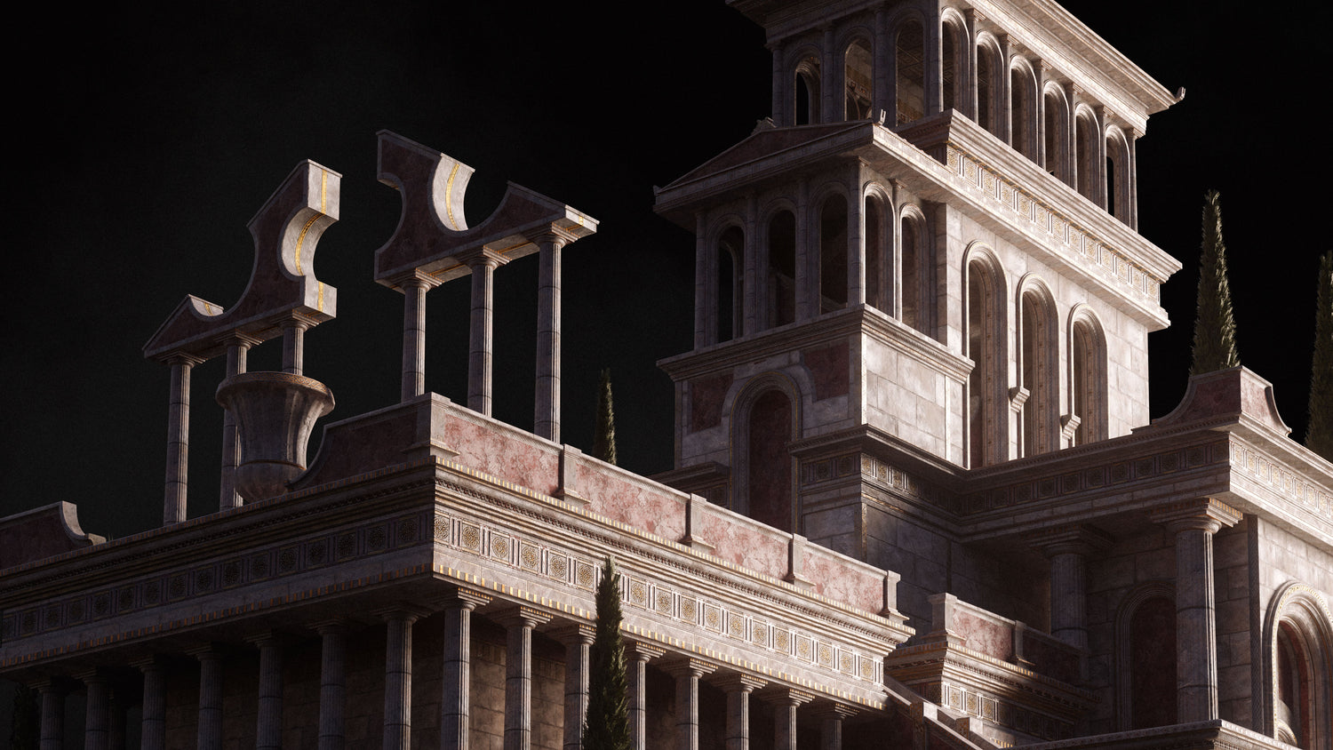 雄伟古典亚特兰蒂斯风格宫殿剧院寺庙码头模型Blender格式素材 KitBash3D – Atlantis 样机素材 第6张-素材湾丨精选海外优质设计素材资源 雄伟古典亚特兰蒂斯风格宫殿剧院寺庙码头模型Blender格式素材 KitBash3D – Atlantis 样机素材 sucaiwan.com