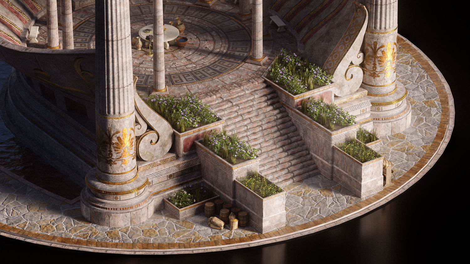 雄伟古典亚特兰蒂斯风格宫殿剧院寺庙码头模型Blender格式素材 KitBash3D – Atlantis 样机素材 第13张-素材湾丨精选海外优质设计素材资源 雄伟古典亚特兰蒂斯风格宫殿剧院寺庙码头模型Blender格式素材 KitBash3D – Atlantis 样机素材 sucaiwan.com