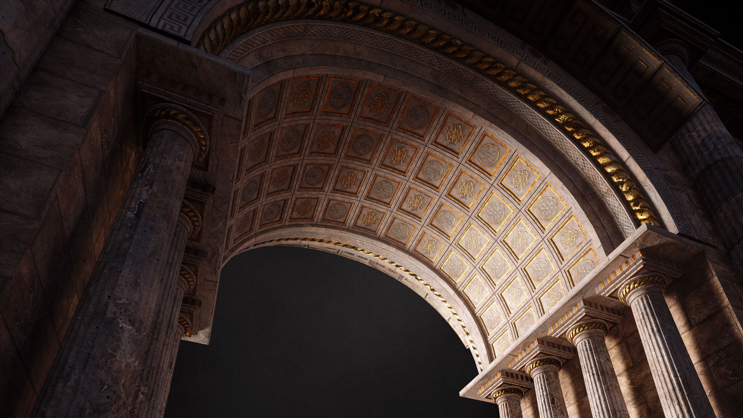 雄伟古典亚特兰蒂斯风格宫殿剧院寺庙码头模型Blender格式素材 KitBash3D – Atlantis 样机素材 第15张-素材湾丨精选海外优质设计素材资源 雄伟古典亚特兰蒂斯风格宫殿剧院寺庙码头模型Blender格式素材 KitBash3D – Atlantis 样机素材 sucaiwan.com