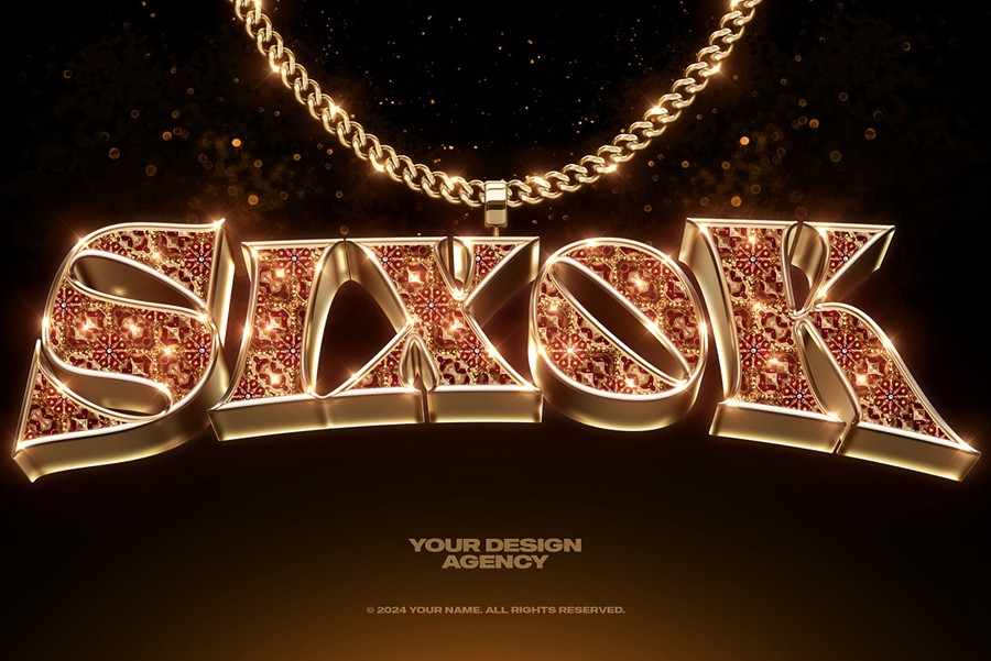 10款嘻哈说唱风吊坠3D金属钻石水晶字母项链服装标题特效字ps样机模板 Bling Bling Text Effects Vol.2 插件预设 第12张-素材湾丨精选海外优质设计素材资源 10款嘻哈说唱风吊坠3D金属钻石水晶字母项链服装标题特效字ps样机模板 Bling Bling Text Effects Vol.2 插件预设 sucaiwan.com