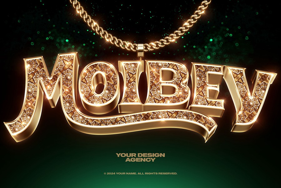 10款嘻哈说唱风吊坠3D金属钻石水晶字母项链服装标题特效字ps样机模板 Bling Bling Text Effects Vol.2 插件预设 第15张-素材湾丨精选海外优质设计素材资源 10款嘻哈说唱风吊坠3D金属钻石水晶字母项链服装标题特效字ps样机模板 Bling Bling Text Effects Vol.2 插件预设 sucaiwan.com