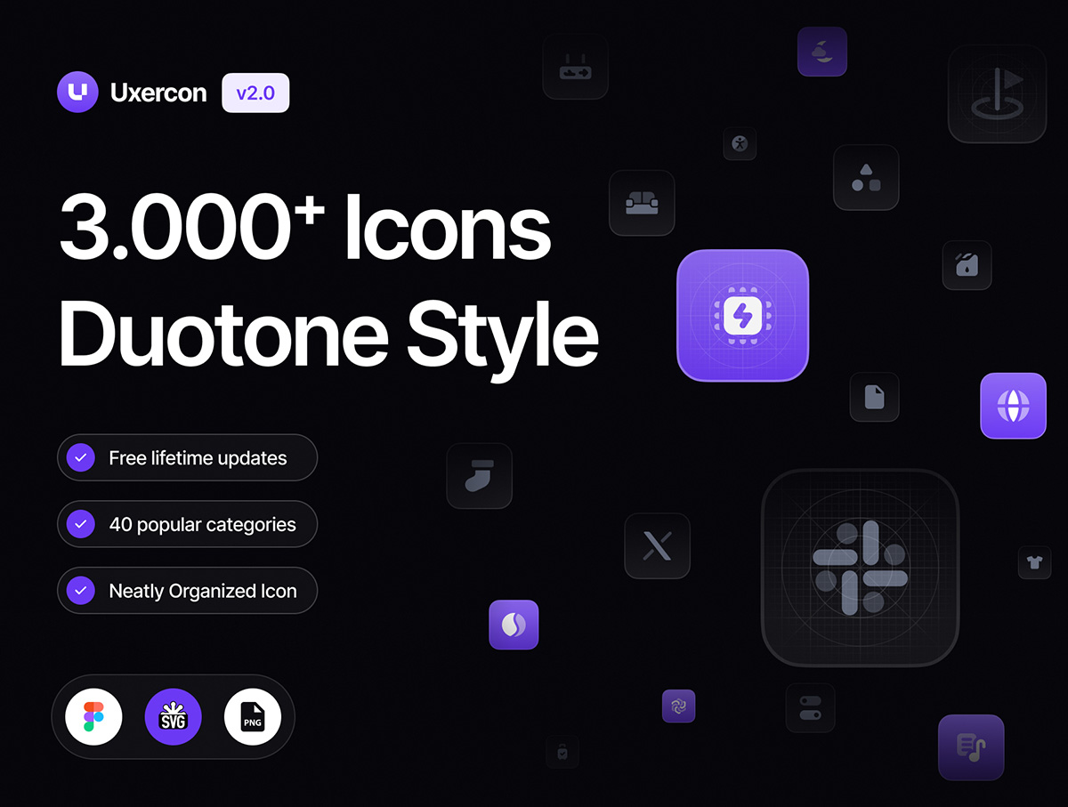 3000+款单色网站app界面设计矢量线条图标icons设计素材包 3000+ Solid Icon Styles | Uxercon Icon Library v2.0 图标素材 第1张-素材湾丨精选海外优质设计素材资源 3000+款单色网站app界面设计矢量线条图标icons设计素材包 3000+ Solid Icon Styles | Uxercon Icon Library v2.0 图标素材 sucaiwan.com