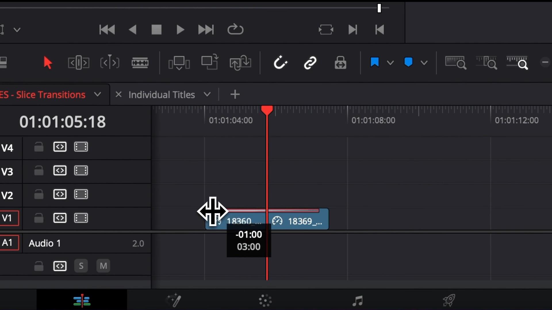 达芬奇预设：20个实用百叶切片画面分割视频转场效果 , sucaiwan.com