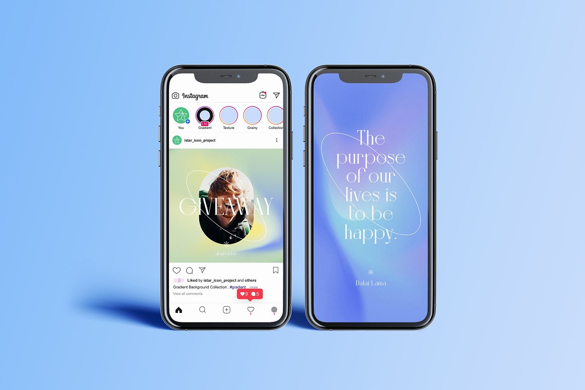 75款弥散光渐变颗粒噪点抽象平面海报背景设计套装Gradient Background Collection 图片素材 第5张-素材湾丨精选海外优质设计素材资源 75款弥散光渐变颗粒噪点抽象平面海报背景设计套装Gradient Background Collection 图片素材 sucaiwan.com