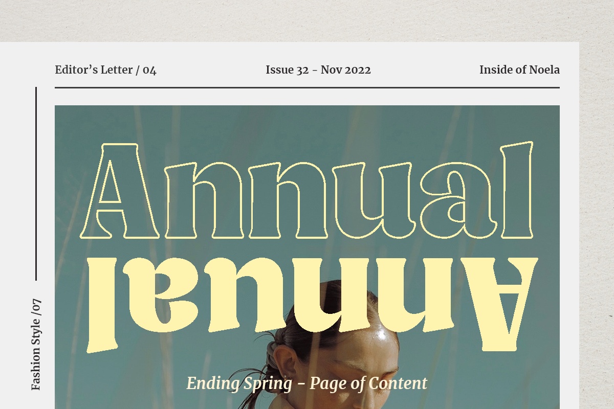 英文字体：优雅复古美学英文杂志海报衬线字体 Minya – Retro Font 设计素材 sucaiwan.com