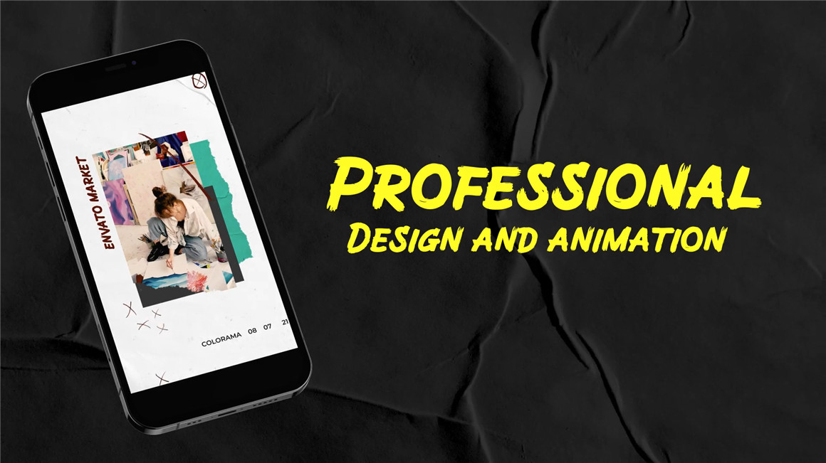 AE模板:大胆视觉INS风格竖屏胶带撕纸拼贴艺术模板 Collage Art Instagram Stories 影视音频 第2张-素材湾丨精选海外优质设计素材资源 AE模板:大胆视觉INS风格竖屏胶带撕纸拼贴艺术模板 Collage Art Instagram Stories 影视音频 sucaiwan.com