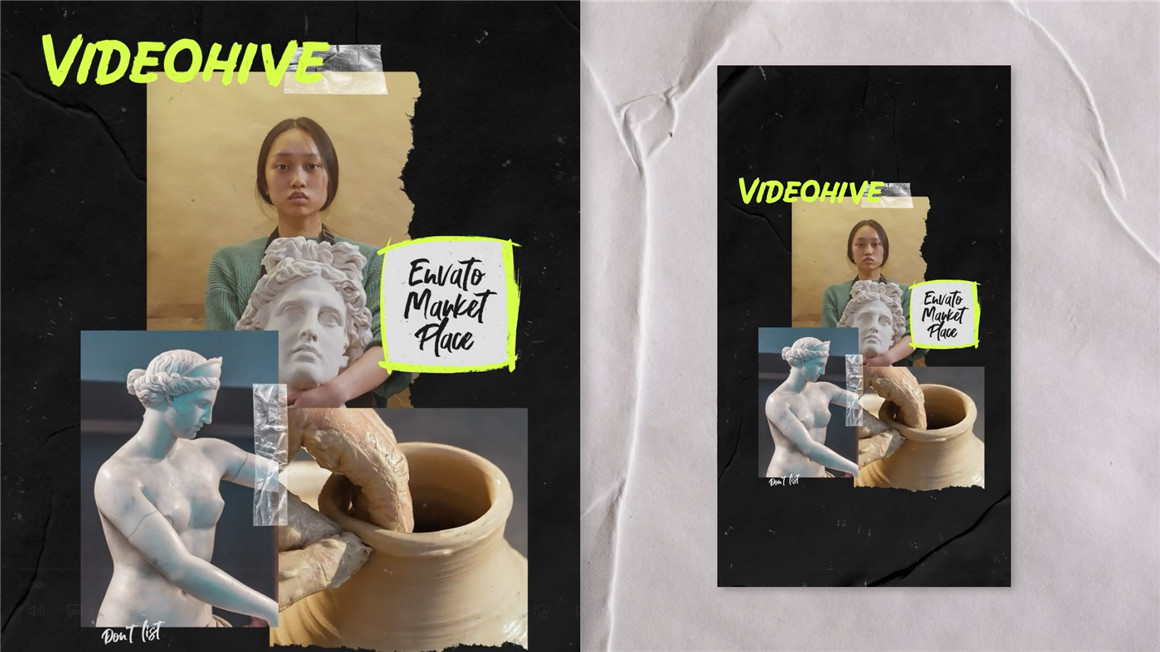 AE模板:大胆视觉INS风格竖屏胶带撕纸拼贴艺术模板 Collage Art Instagram Stories 影视音频 第3张-素材湾丨精选海外优质设计素材资源 AE模板:大胆视觉INS风格竖屏胶带撕纸拼贴艺术模板 Collage Art Instagram Stories 影视音频 sucaiwan.com