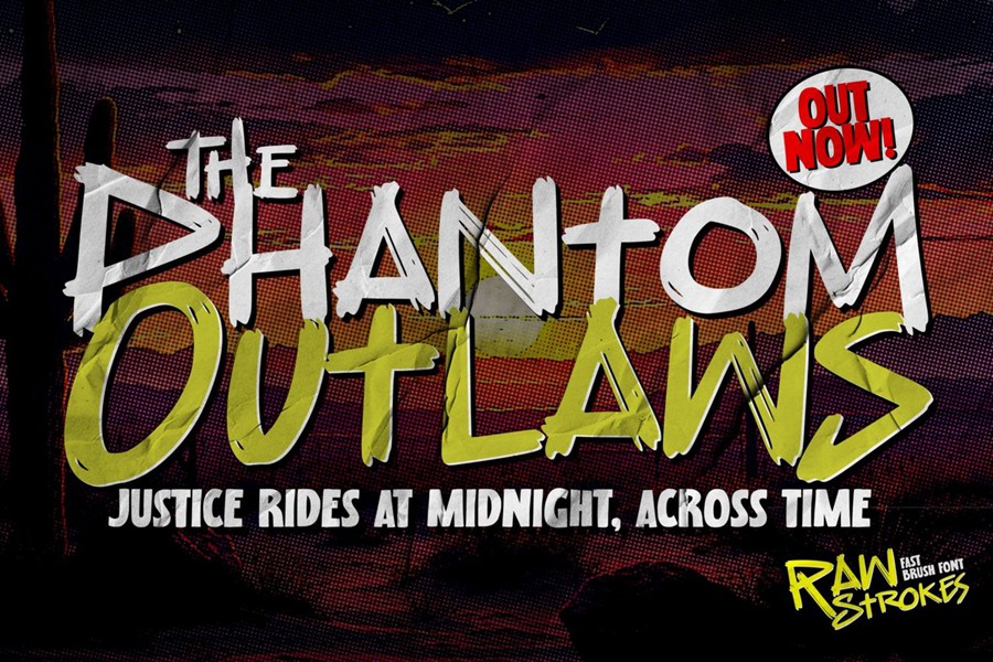 时尚叛逆风格海报徽标设计手绘画笔手写英文字体安装包 Raw Strokes – Fast Brush Font 设计教程 第8张-素材湾丨精选海外优质设计素材资源 时尚叛逆风格海报徽标设计手绘画笔手写英文字体安装包 Raw Strokes – Fast Brush Font 设计教程 sucaiwan.com