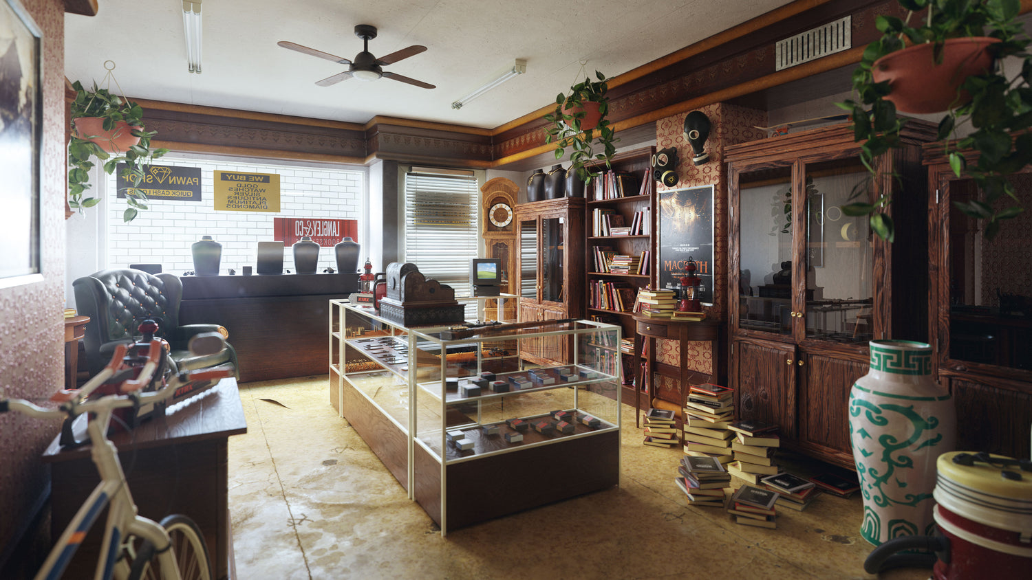 Blender复古咖啡馆面包店杂货店饰品店内饰3D模型 KitBash3D – Neighborhood Shops 样机素材 第1张-素材湾丨精选海外优质设计素材资源 Blender复古咖啡馆面包店杂货店饰品店内饰3D模型 KitBash3D – Neighborhood Shops 样机素材 sucaiwan.com