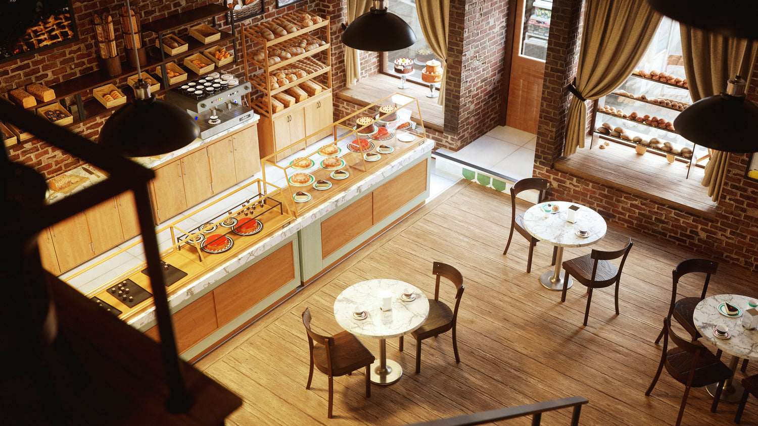 Blender复古咖啡馆面包店杂货店饰品店内饰3D模型 KitBash3D – Neighborhood Shops 样机素材 第3张-素材湾丨精选海外优质设计素材资源 Blender复古咖啡馆面包店杂货店饰品店内饰3D模型 KitBash3D – Neighborhood Shops 样机素材 sucaiwan.com