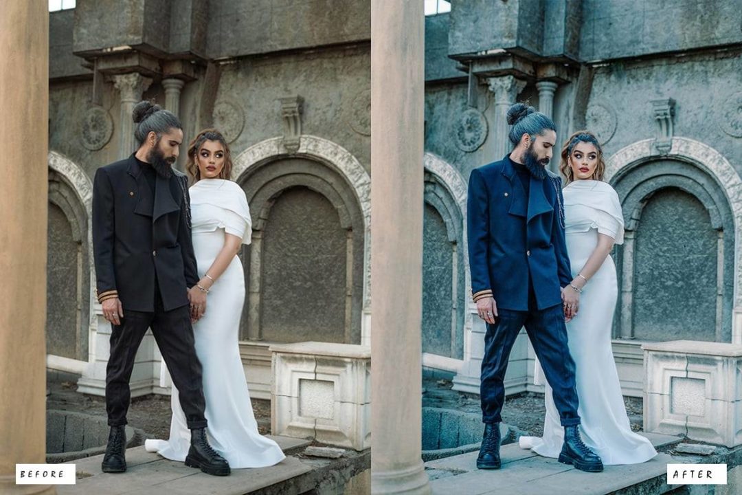 12组时尚复古电影博主婚礼照片调色Lightroom预设 12 Vogue Fashion Lightroom Presets 插件预设 sucaiwan.com