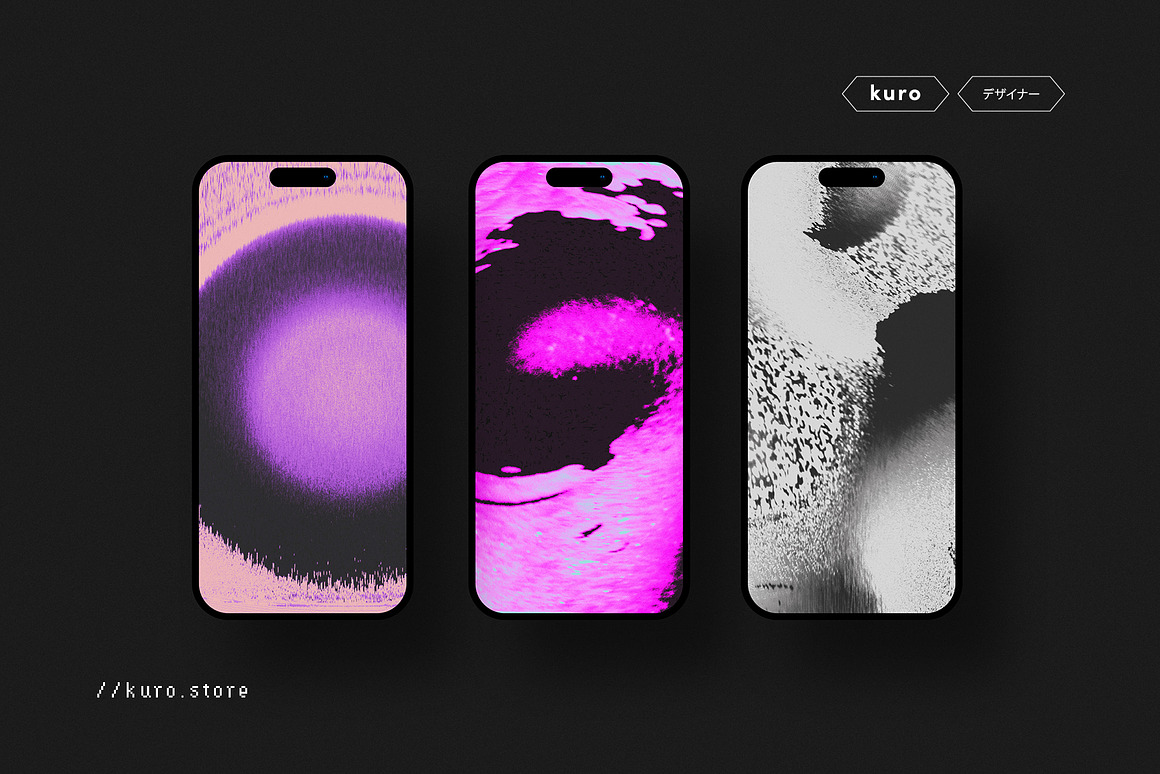 120款新潮视觉冲击故障毛刺扭曲肌理复古效果4k高清背景图片设计素材 Retro Glitch Textures 图片素材 sucaiwan.com