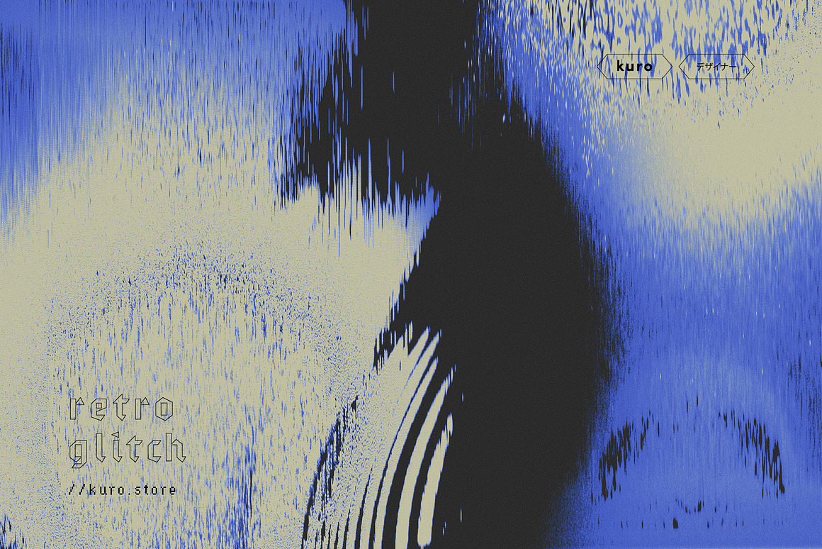 120款新潮视觉冲击故障毛刺扭曲肌理复古效果4k高清背景图片设计素材 Retro Glitch Textures 图片素材 sucaiwan.com