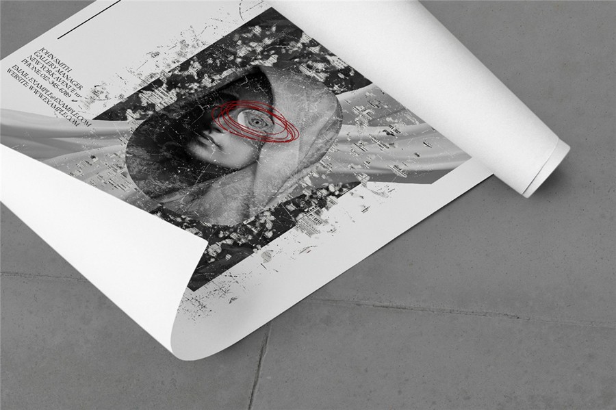 209款做旧粗糙涂鸦艺术单色女性动物纸片线条丙烯酸笔触纹理拼贴画PNG免抠图设计素材 Monochrome Collage Pack 图片素材 sucaiwan.com