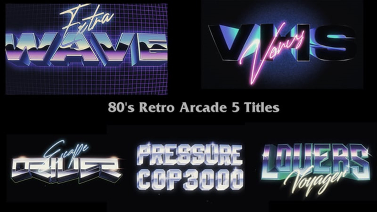 30款复古Y2K千禧年美学金属质感3D酸性镀铬文字LOGO标题动画特效AE模板 , 第4张-素材湾丨精选海外优质设计素材资源 30款复古Y2K千禧年美学金属质感3D酸性镀铬文字LOGO标题动画特效AE模板 , sucaiwan.com