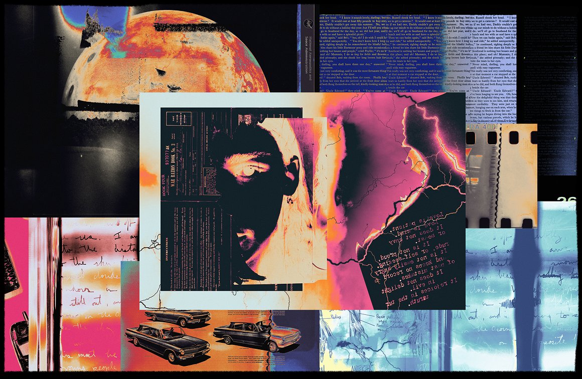 1900+赛博朋克未来机能拼贴艺术人物汽车花卉动物雕像复古涂鸦酸性剪纸纸片PNG图形元素素材 1900+ Ultimate Collage Elements 图片素材 sucaiwan.com