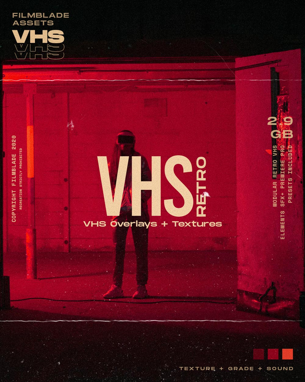 复古老派电影旧磁带VHS故障失真纹理模拟视频素材+PR预设+音效包 Retro VHS Textures and Presets – Filmblade 影视音频 第5张-素材湾丨精选海外优质设计素材资源 复古老派电影旧磁带VHS故障失真纹理模拟视频素材+PR预设+音效包 Retro VHS Textures and Presets – Filmblade 影视音频 sucaiwan.com