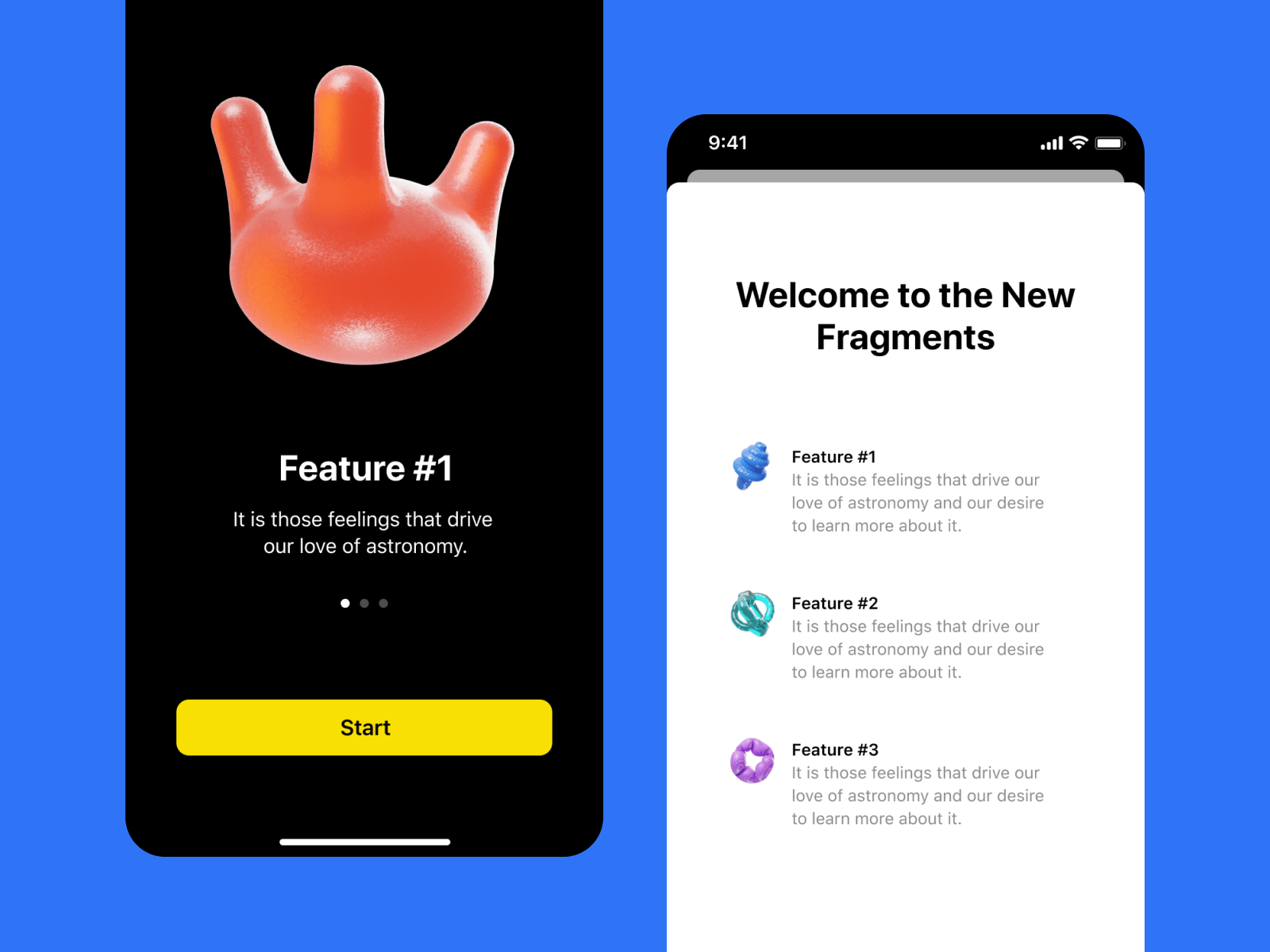 抽象3D艺术流体几何抽象图形PNG平面UI设计元素模型包 Craftwork – Fluids 图片素材 sucaiwan.com