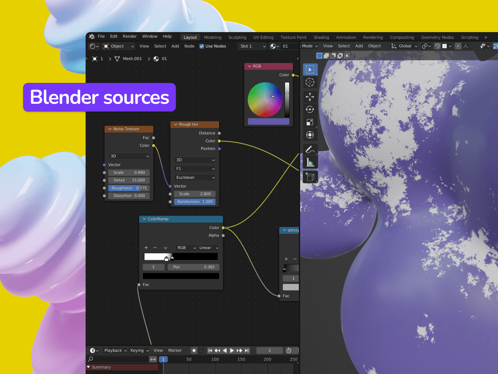 抽象3D艺术流体几何抽象图形PNG平面UI设计元素模型包 Craftwork – Fluids 图片素材 sucaiwan.com