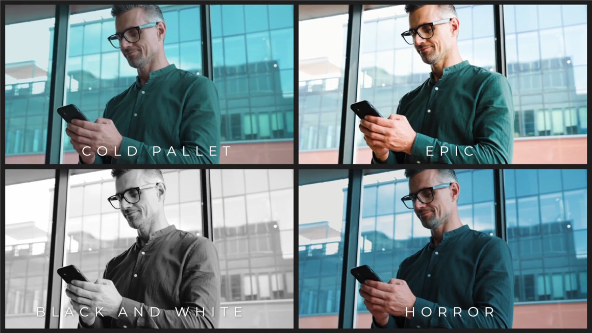 120个复古好莱坞大气黑白冷色调动作片恐怖流行电影lut调色预设包 LenoFX – Cinematic LUTs 插件预设 sucaiwan.com