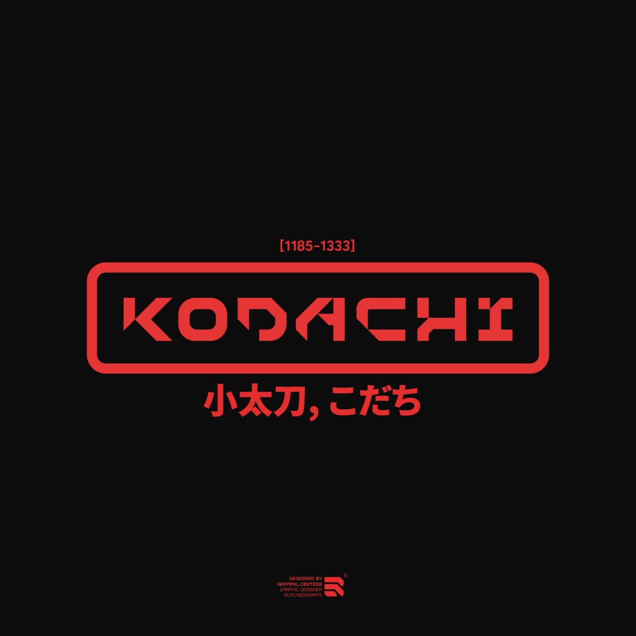 科技未来赛博朋克日式小太刀机能机甲西文海报平面设计标题Logo排版装饰字体 设计素材 sucaiwan.com