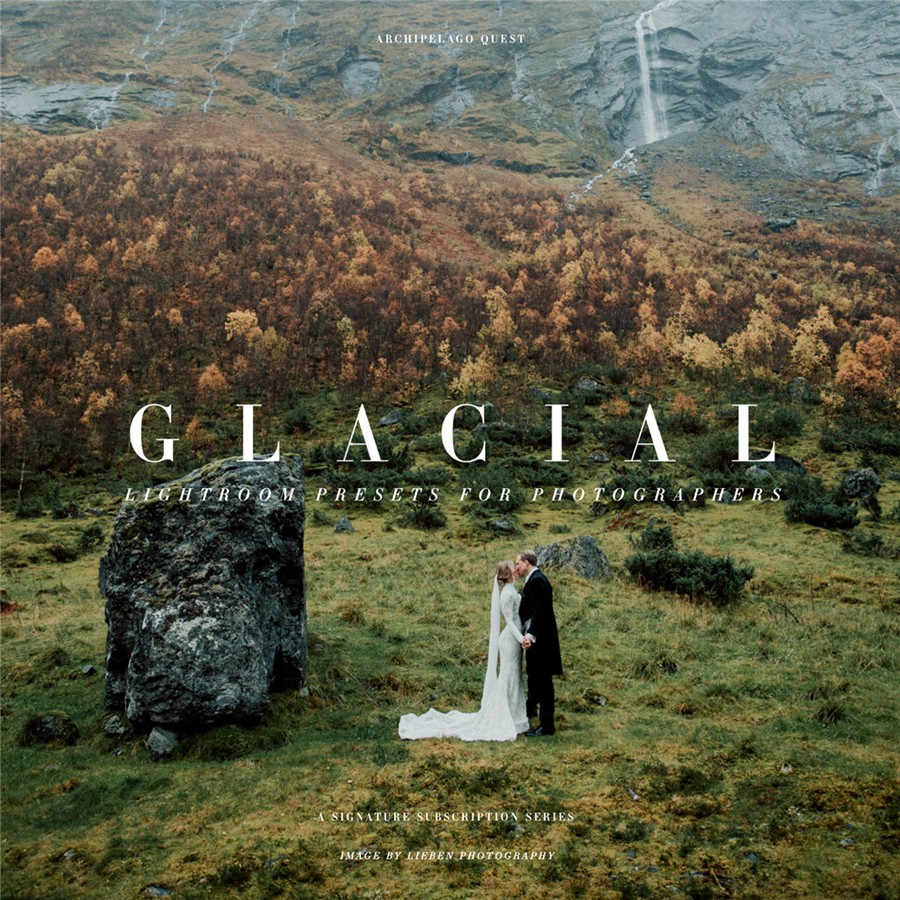 LR预设:独特绚丽冰川高原婚纱旅拍冷色调婚礼LR预设包 Archipelago Quest – Quest 22 Glacial 插件预设 第1张-素材湾丨精选海外优质设计素材资源 LR预设:独特绚丽冰川高原婚纱旅拍冷色调婚礼LR预设包 Archipelago Quest – Quest 22 Glacial 插件预设 sucaiwan.com