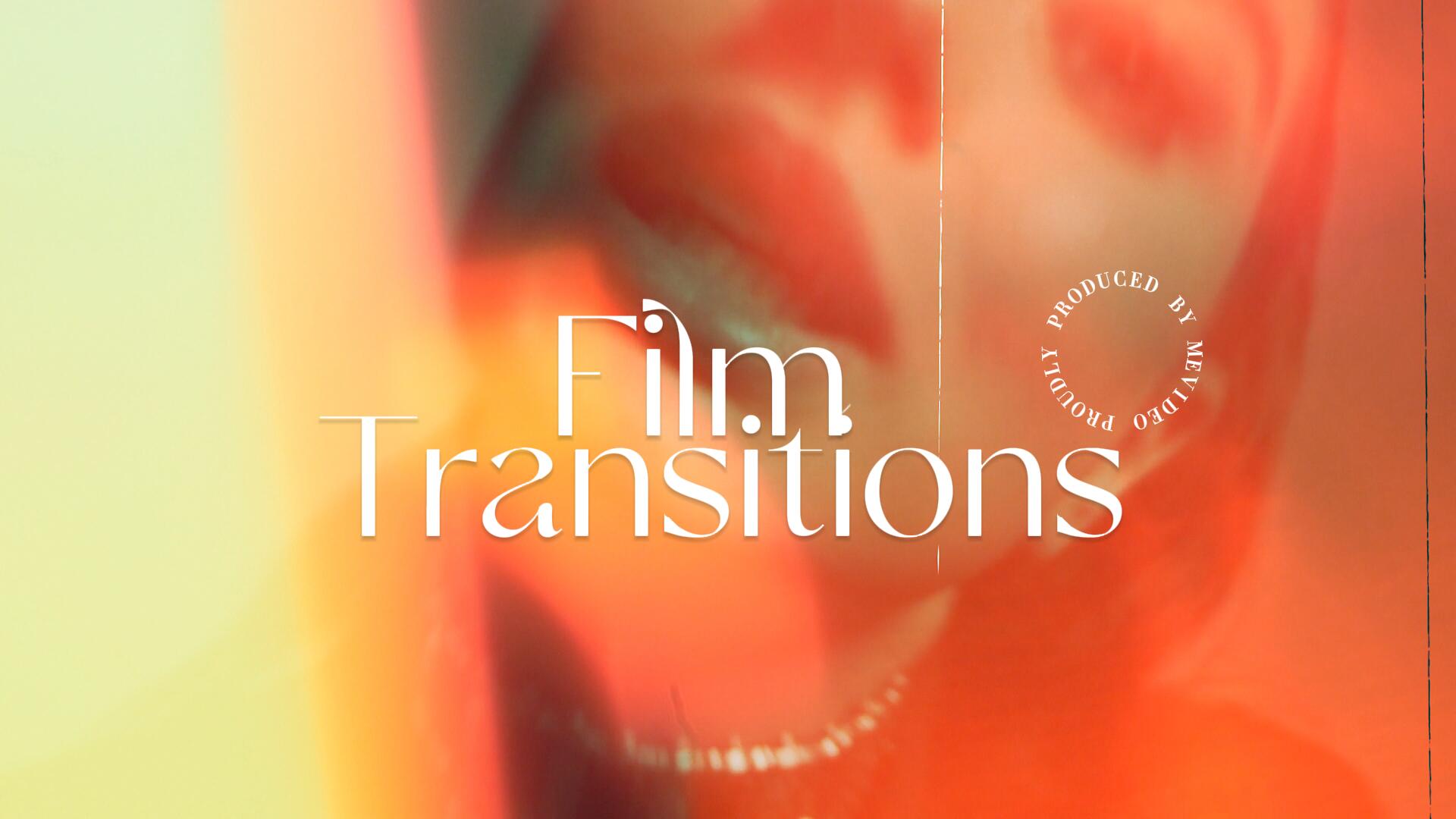 Film Transitions 20个复古老电影胶片燃烧损伤漏光视频剪辑叠加转场过渡+音效 , sucaiwan.com