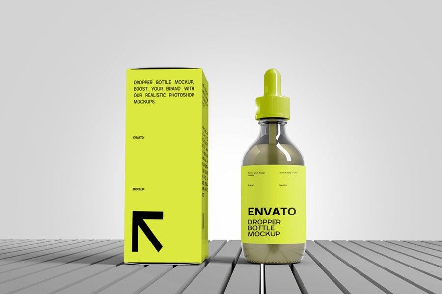 高级质感药物化妆品滴管瓶包装盒设计展示效果图PS贴图样机模板 Dropper Bottle Mockup | Minimalist 样机素材 第3张-素材湾丨精选海外优质设计素材资源 高级质感药物化妆品滴管瓶包装盒设计展示效果图PS贴图样机模板 Dropper Bottle Mockup | Minimalist 样机素材 sucaiwan.com