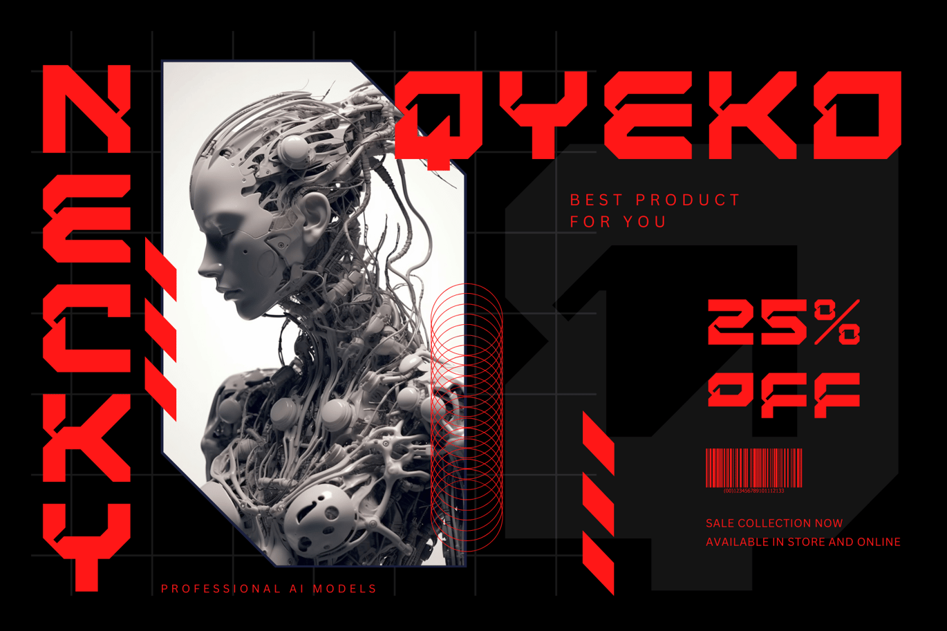 未来派赛博朋克电影海报游戏标题徽标设计装饰英文字体安装包 Cyber Alert – Futuristic Font 设计素材 sucaiwan.com