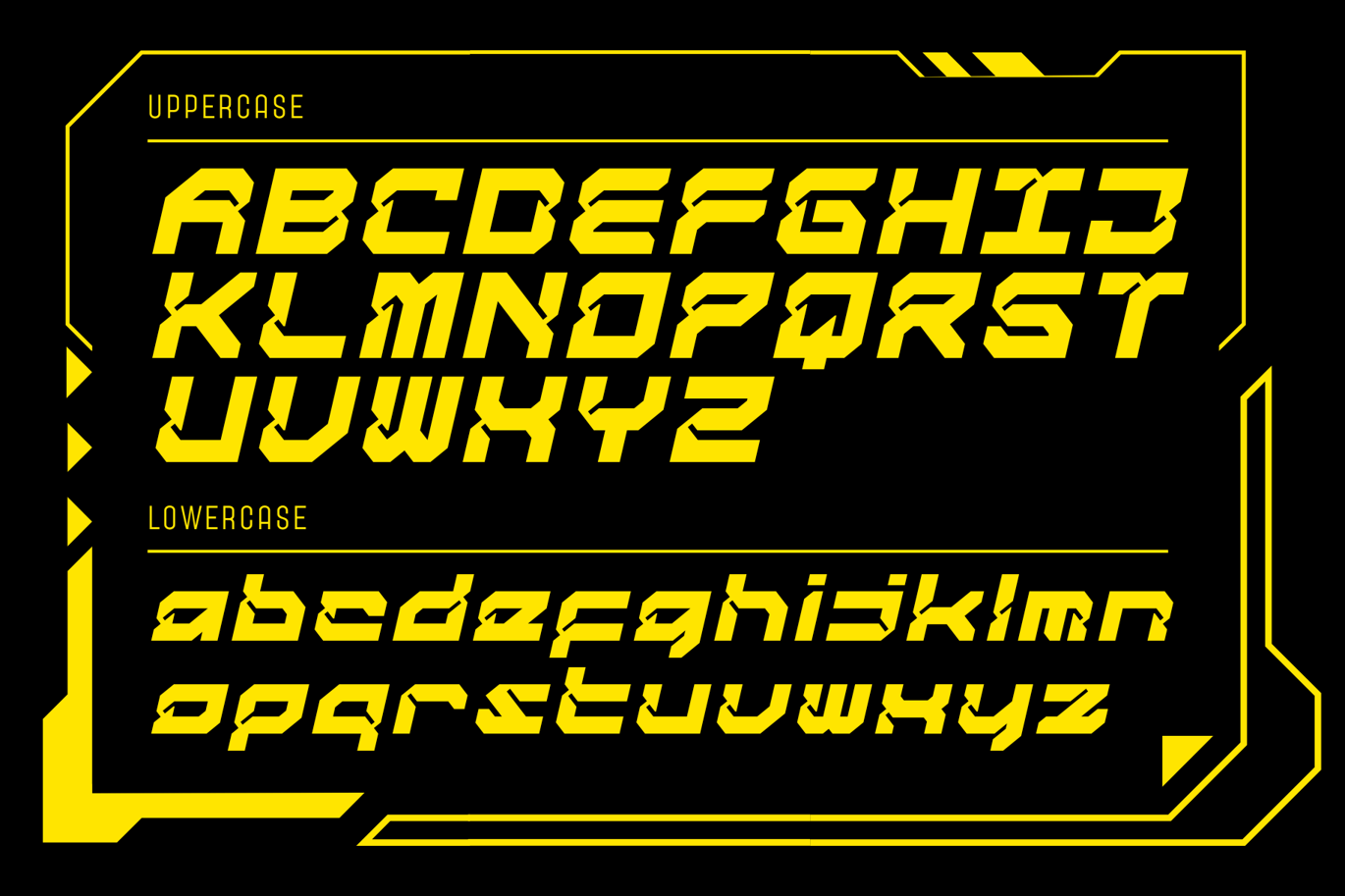 未来派赛博朋克电影海报游戏标题徽标设计装饰英文字体安装包 Cyber Alert – Futuristic Font 设计素材 sucaiwan.com