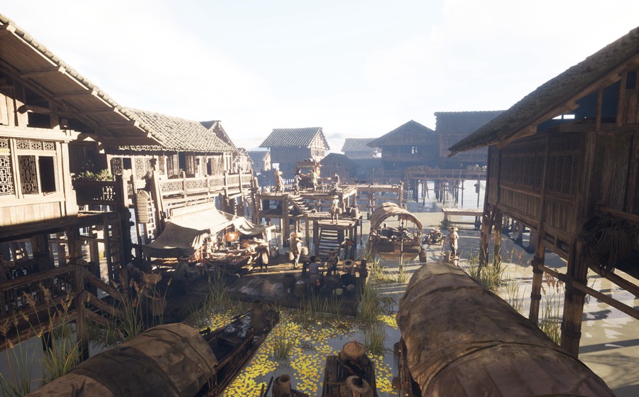 复古海边渔村小镇房屋桥梁木船3D模型UE格式素材 Water Village – BMS Kitbash Set 样机素材 第1张-素材湾丨精选海外优质设计素材资源 复古海边渔村小镇房屋桥梁木船3D模型UE格式素材 Water Village – BMS Kitbash Set 样机素材 sucaiwan.com