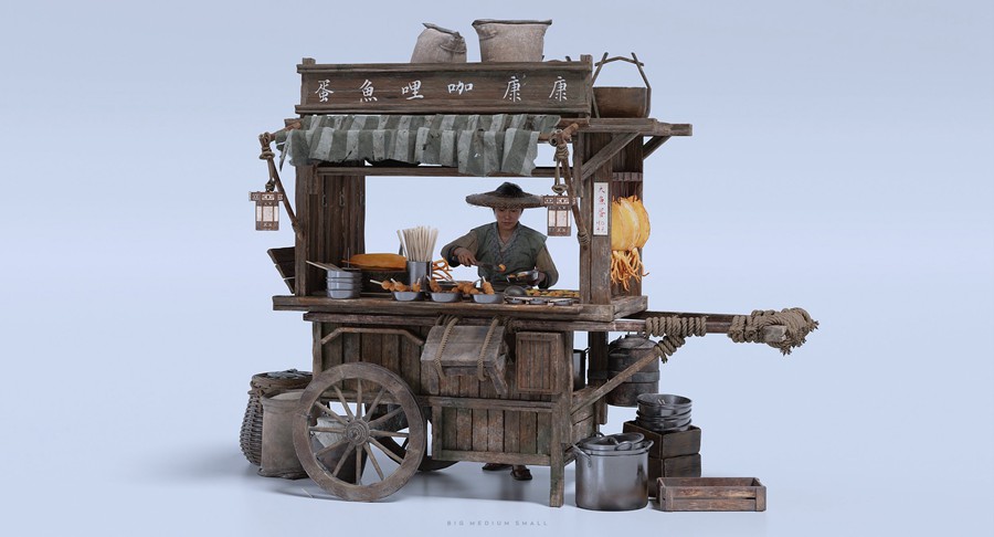 复古海边渔村小镇房屋桥梁木船3D模型UE格式素材 Water Village – BMS Kitbash Set 样机素材 第11张-素材湾丨精选海外优质设计素材资源 复古海边渔村小镇房屋桥梁木船3D模型UE格式素材 Water Village – BMS Kitbash Set 样机素材 sucaiwan.com