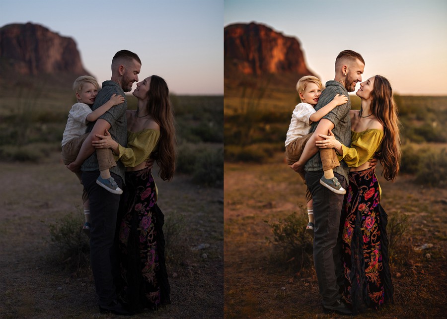 温馨柔和褐色家庭户外摄影照片调色PS动作特效滤镜设计素材 Greater Than Gatsby – Tiny Dancer 插件预设 sucaiwan.com