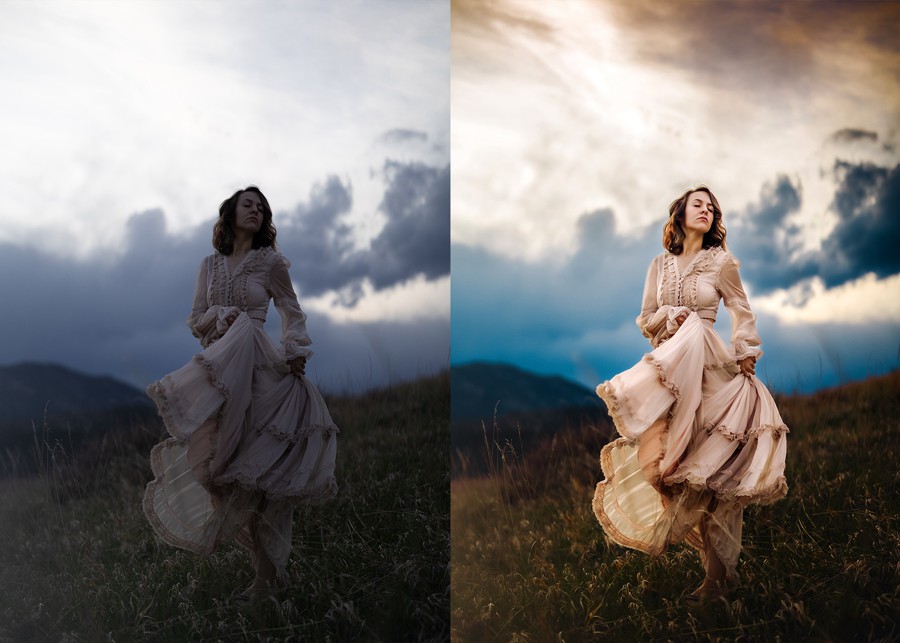 温馨柔和褐色家庭户外摄影照片调色PS动作特效滤镜设计素材 Greater Than Gatsby – Tiny Dancer 插件预设 sucaiwan.com