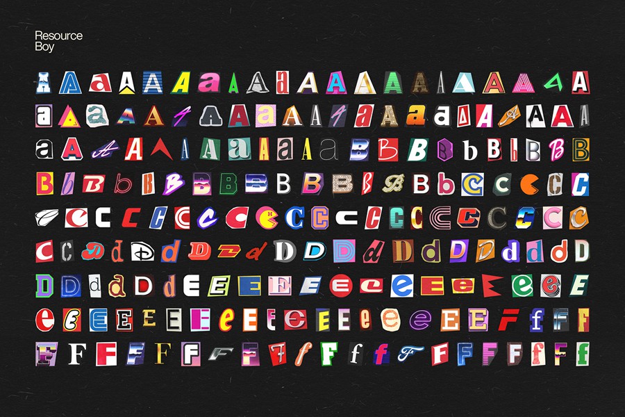 1000+潮流复古剪纸拼贴风格英文字母符号数字PNG免抠图设计素材 1000+ Ransom Note Letters 图片素材 第5张-素材湾丨精选海外优质设计素材资源 1000+潮流复古剪纸拼贴风格英文字母符号数字PNG免抠图设计素材 1000+ Ransom Note Letters 图片素材 sucaiwan.com