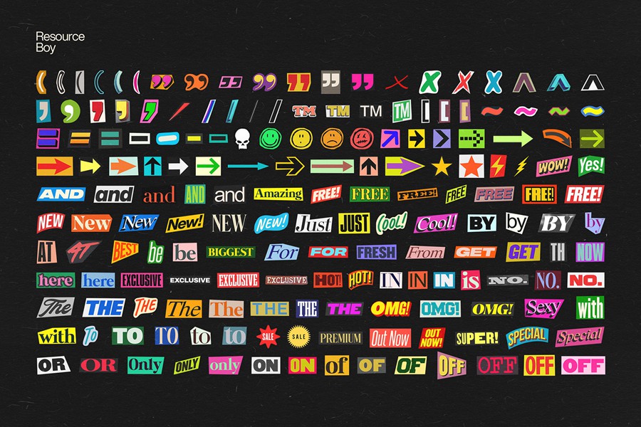 1000+潮流复古剪纸拼贴风格英文字母符号数字PNG免抠图设计素材 1000+ Ransom Note Letters 图片素材 第10张-素材湾丨精选海外优质设计素材资源 1000+潮流复古剪纸拼贴风格英文字母符号数字PNG免抠图设计素材 1000+ Ransom Note Letters 图片素材 sucaiwan.com