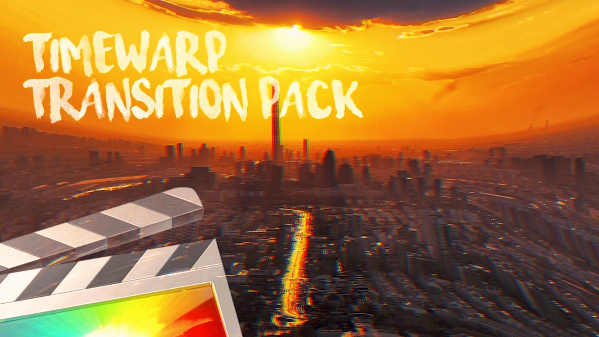 FCPX插件：6个画面时空变形扭曲转场动画 Ryan Nangle – Timewarp Transition Pack , sucaiwan.com