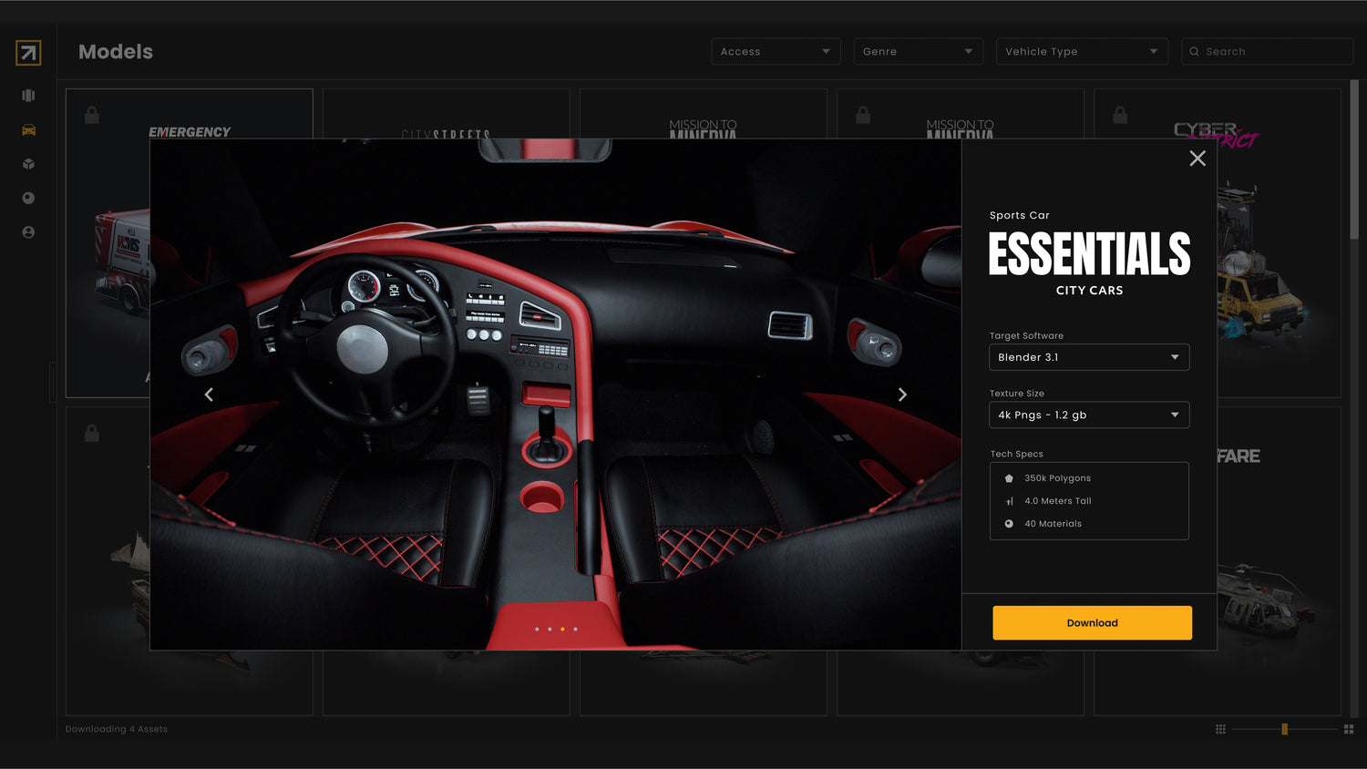 Blender真实城市家庭旅行车跑车SUV轿车3D模型 KitBash3D – City Cars Essentials 样机素材 第2张-素材湾丨精选海外优质设计素材资源 Blender真实城市家庭旅行车跑车SUV轿车3D模型 KitBash3D – City Cars Essentials 样机素材 sucaiwan.com