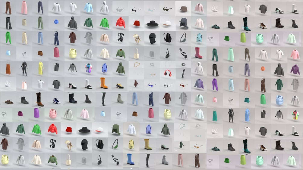 150多种数字藏品虚拟人物现代时尚服装鞋子珠宝配饰3D模型材质 Digital Fashion VERYBASICS – VirtualWardrobe & Asset Pack 样机素材 第2张-素材湾丨精选海外优质设计素材资源 150多种数字藏品虚拟人物现代时尚服装鞋子珠宝配饰3D模型材质 Digital Fashion VERYBASICS – VirtualWardrobe & Asset Pack 样机素材 sucaiwan.com