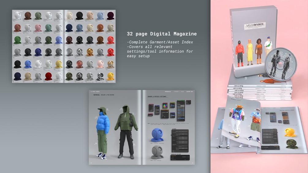 150多种数字藏品虚拟人物现代时尚服装鞋子珠宝配饰3D模型材质 Digital Fashion VERYBASICS – VirtualWardrobe & Asset Pack 样机素材 第3张-素材湾丨精选海外优质设计素材资源 150多种数字藏品虚拟人物现代时尚服装鞋子珠宝配饰3D模型材质 Digital Fashion VERYBASICS – VirtualWardrobe & Asset Pack 样机素材 sucaiwan.com