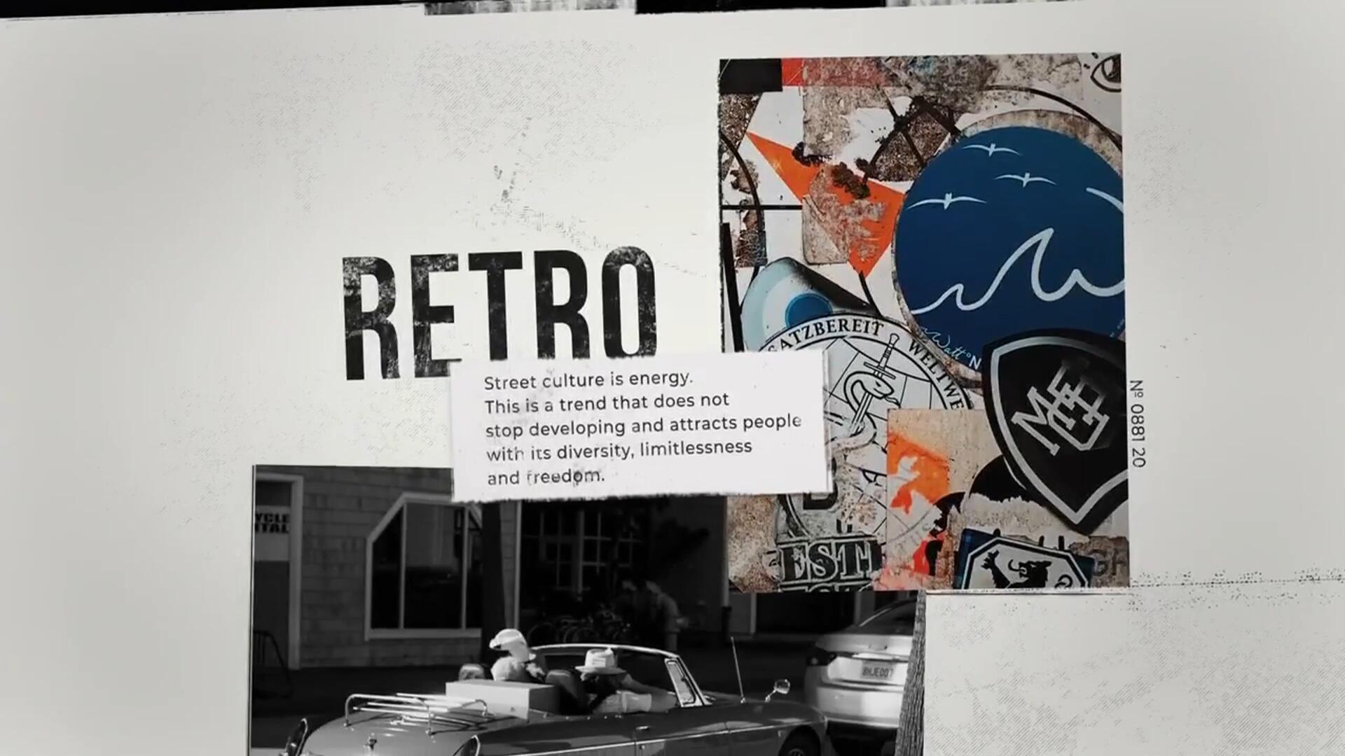 AE模板：复古街头艺术胶片边框接头运动时尚作品集开场片头 Street Promo | Urban Style Opener 影视音频 sucaiwan.com