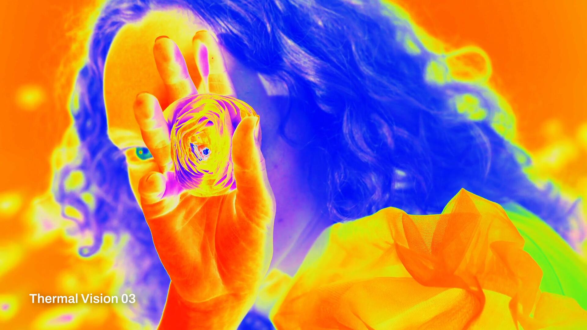 20个霓虹抽象光谱红外热成像彩色负片视觉源介质LUT调色预设包 Thermal Vision LUTs 插件预设 sucaiwan.com