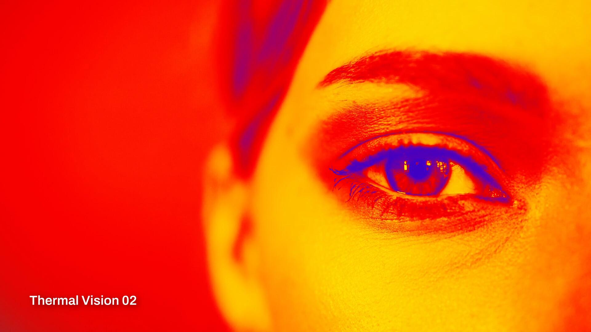 20个霓虹抽象光谱红外热成像彩色负片视觉源介质LUT调色预设包 Thermal Vision LUTs 插件预设 sucaiwan.com